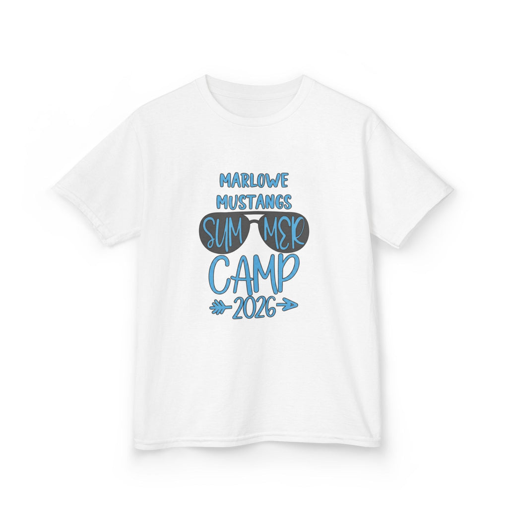 Kids Camp T-Shirt — "Marlowe Mustangs Summer Camp 2026"