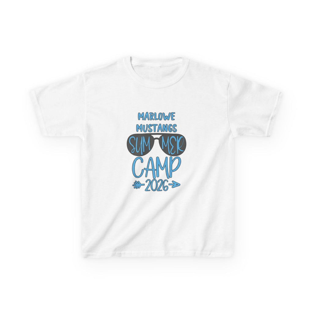 Kids Camp T-Shirt — "Marlowe Mustangs Summer Camp 2026"